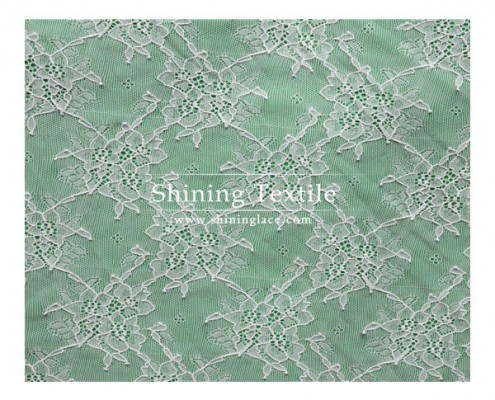 Jacquard Stretch Lace Fabric