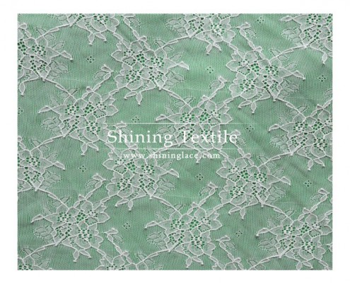 Jacquard Stretch Lace Fabric