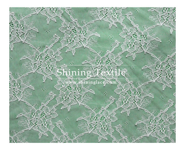 Jacquard Stretch Lace Fabric