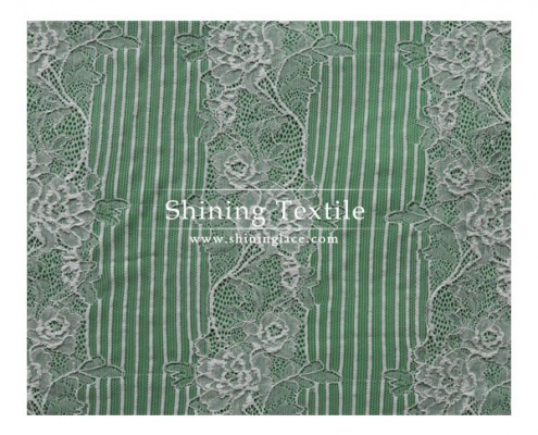 Nylon Spandex Textronic Lace Fabric