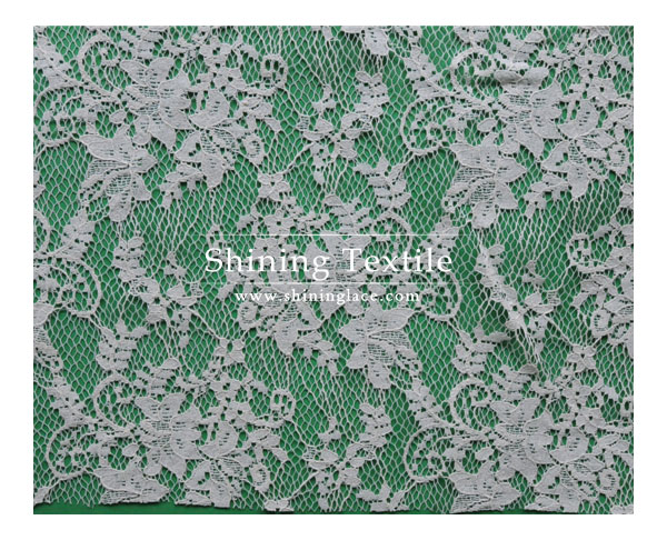 Cotton Nylon Lace Fabric for Garments