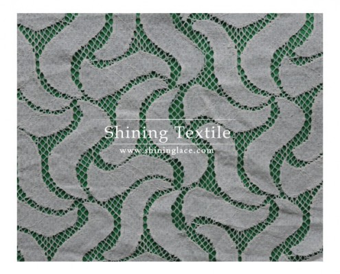 Nylon And Cotton Lace Fabric