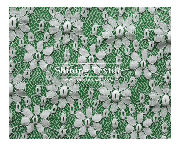 French Stretch Nylon Lace Fabric