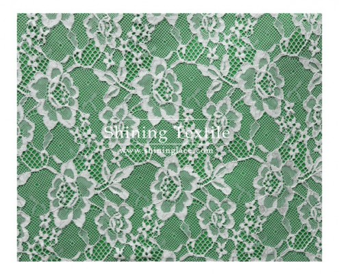 Nylon And Spandex Lace Fabric