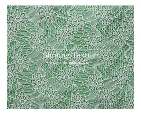 Flower Nylon Lace Fabric