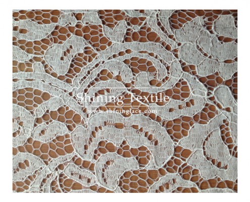 Cotton Knitted Lace Fabric