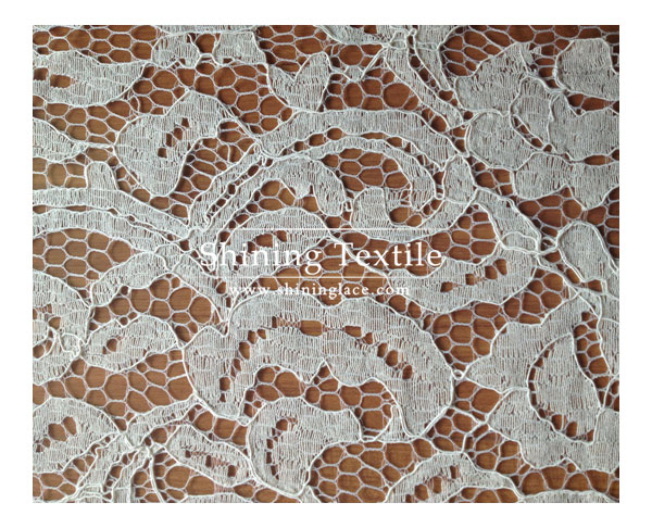 Cotton Knitted Lace Fabric