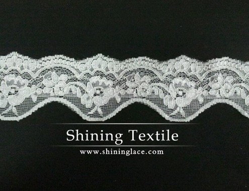 Ivory Nylon Lace Trim