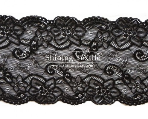 Wide Black Lace Trim