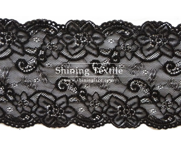 Wide Black Lace Trim